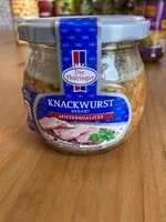 Mängden socker i Knackwurst gegart
