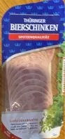 Mängden socker i Thüringer Bierschinken