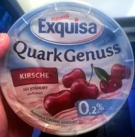 Mängden socker i Quarkgenuss - Kirsche
