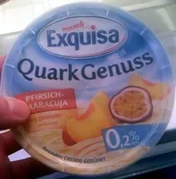 Mängden socker i Quark Pfirsich-Maracuja