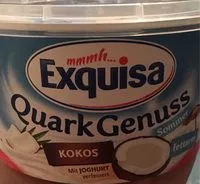Mängden socker i Quarkgenuss - Kokos