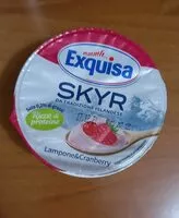 Mängden socker i Skyr lampone e cranberry