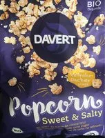 Mängden socker i Popcorn Sweet & Salty