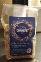 Mängden socker i Echter Arborio Vollkornreis