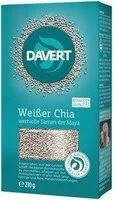 Mängden socker i Davert Bio Weißer Chia, 210 G