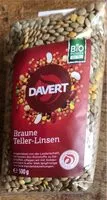 Mängden socker i Braune Teller-Linsen