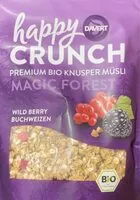 Mängden socker i happy crunch