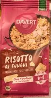 Mängden socker i Davert risotto al funghi