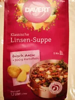 Mängden socker i Klassische Linsen-Suppe