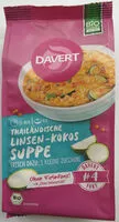 Mängden socker i Soupe thaï aux lentilles et à la noix de coco