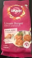 Mängden socker i Linsen-curry Burger, 160 GR Packung