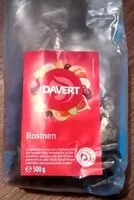 Mängden socker i Rosinen