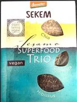 Mängden socker i sesamo superfood trio