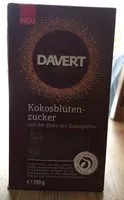 Mängden socker i Davert Kokosblütenzucker,200 GR Packung