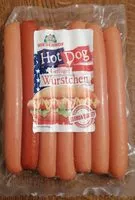 Mängden socker i Hot Dog Würstchen