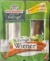 Mängden socker i Geflügel Wiener