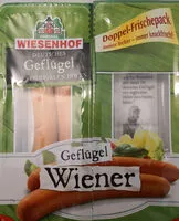 Mängden socker i Wiesenhof Geflügel Wiener, Geflügel