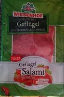 Mängden socker i Geflügelsalami