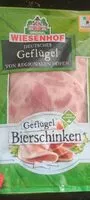 Mängden socker i Geflügel-Bierschinken