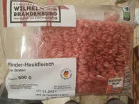Mängden socker i Rinder Hackfleisch