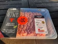 Mängden socker i Hackfleisch vom Rind
