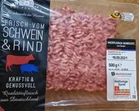 Mängden socker i Hackfleisch gemischt