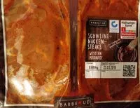 Mängden socker i Nackensteaks vom Schwein in Western Marinade