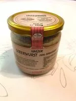 Mängden socker i Leberwurst, Harzer