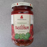 Mängden socker i Tomatensauce Basilikum