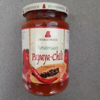 Mängden socker i Tomatensoße Papaja-Chili