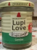 Mängden socker i Zwergenwiese Lupi Love Gemüse - Lupinen Brotaufstrich