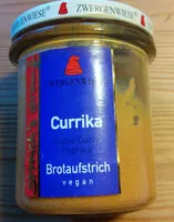 Mängden socker i Brotaufstrich vegan Currika