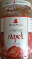 Mängden socker i Tomatensoße Napoli