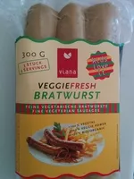 Mängden socker i Veggiefresh bratwurst