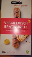 Mängden socker i Veggiefrisch Bratwürste