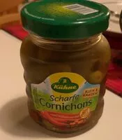 Mängden socker i Scharfe Cornichons
