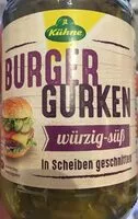 Mängden socker i Burger Gurken
