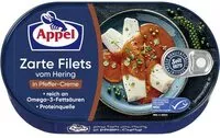 Mängden socker i Fisch - Zarte Filets vom Hering in Pfeffer Creme