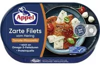 Mängden socker i Heringsfilet in Tomaten Mozzarella