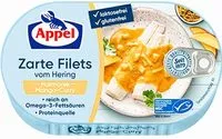 Mängden socker i Zarte Filets vom Hering in Mango-Curry-Creme