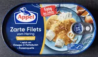 Mängden socker i Fisch Zarte Filets vom Hering - Sweet Onion