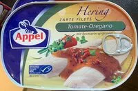 Mängden socker i Hering zarte Filets Tomate-Oregano