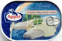 Mängden socker i Hering zarte Filets in sahniger Meerrettichcreme