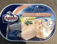 Mängden socker i Hering in Champignon-creme