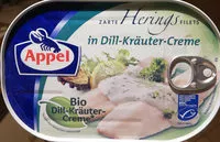 Mängden socker i Herings Filets in Dill-Kräuter-Creme