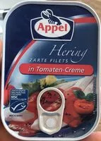 Mängden socker i Hering Filet in Tomaten Creme