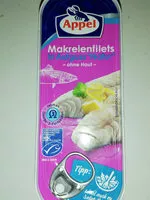 Mängden socker i Makrelenfilet in Aufguss Natur