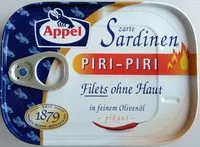 Mängden socker i Sardinen Piri-Piri