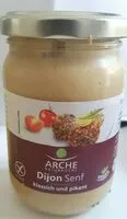 Mängden socker i Arche Naturküche Dijon Senf