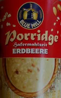 Mängden socker i Porridge Hafermahlzeit Erdbeere